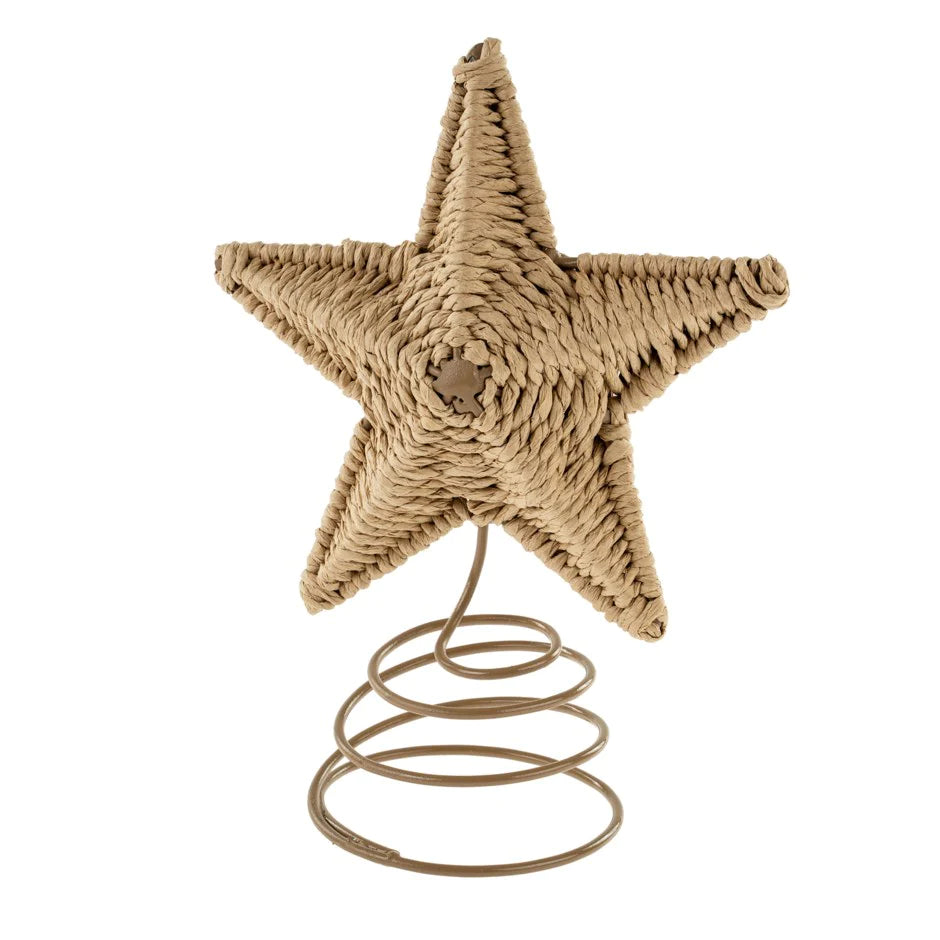 Woven Star Tree Topper