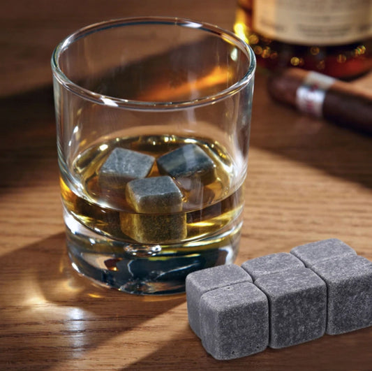 Reusable Whiskey Stones | Black