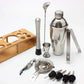 Silver Bar Cocktail Shaker Set